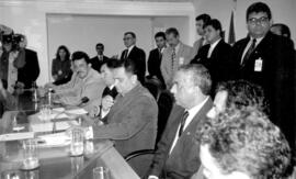 sessão na Assembléia. desembargador Sebastião Teixeira, Natanael Silva, José Bianco e Carlão de O...