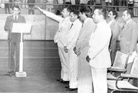 Posse dos deputados - Arnaldo Martins, Angelo Angelium, Amizael Gomes, Amir Lando, Jacob Atallah ...